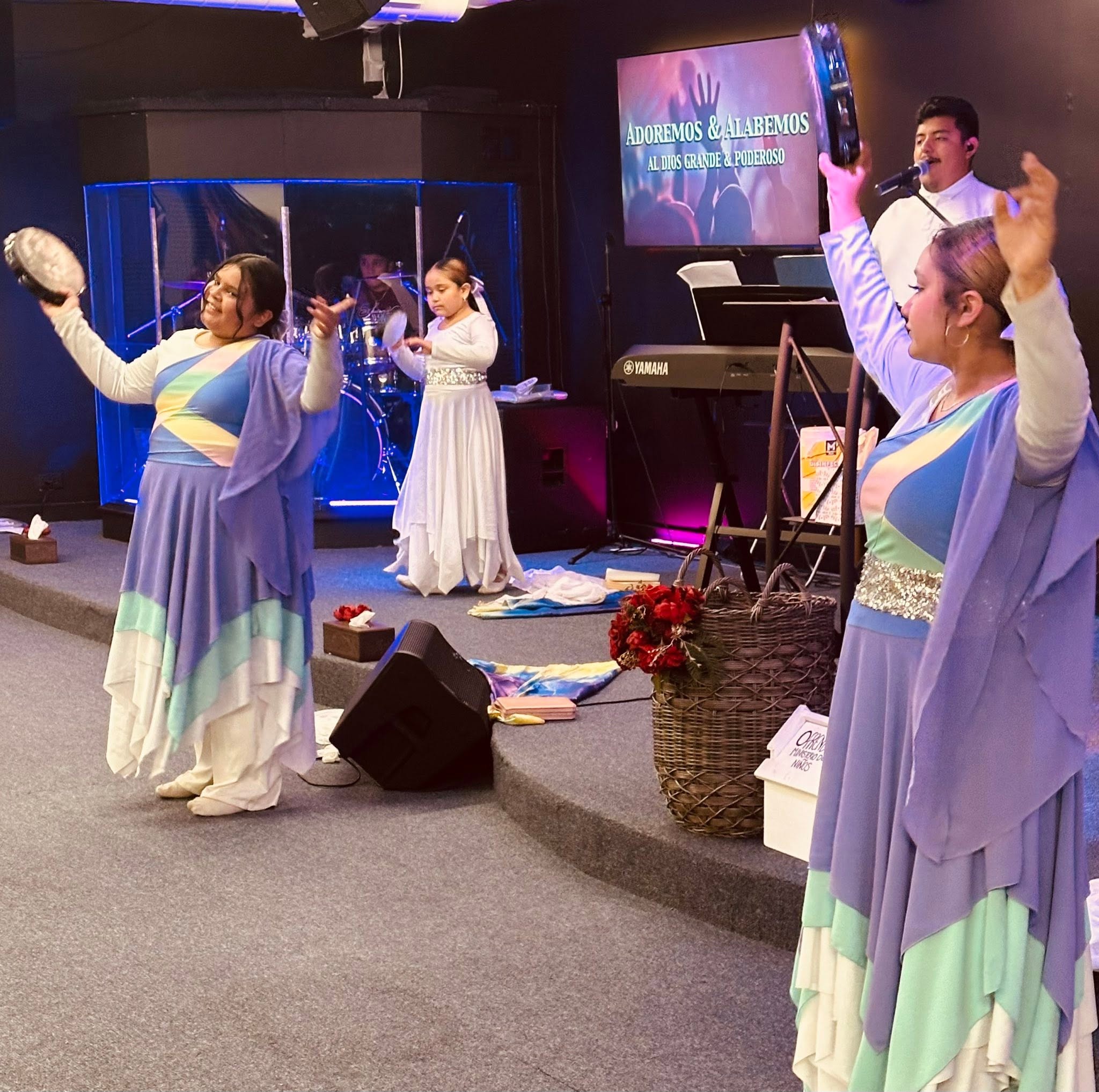 Congregación en un culto